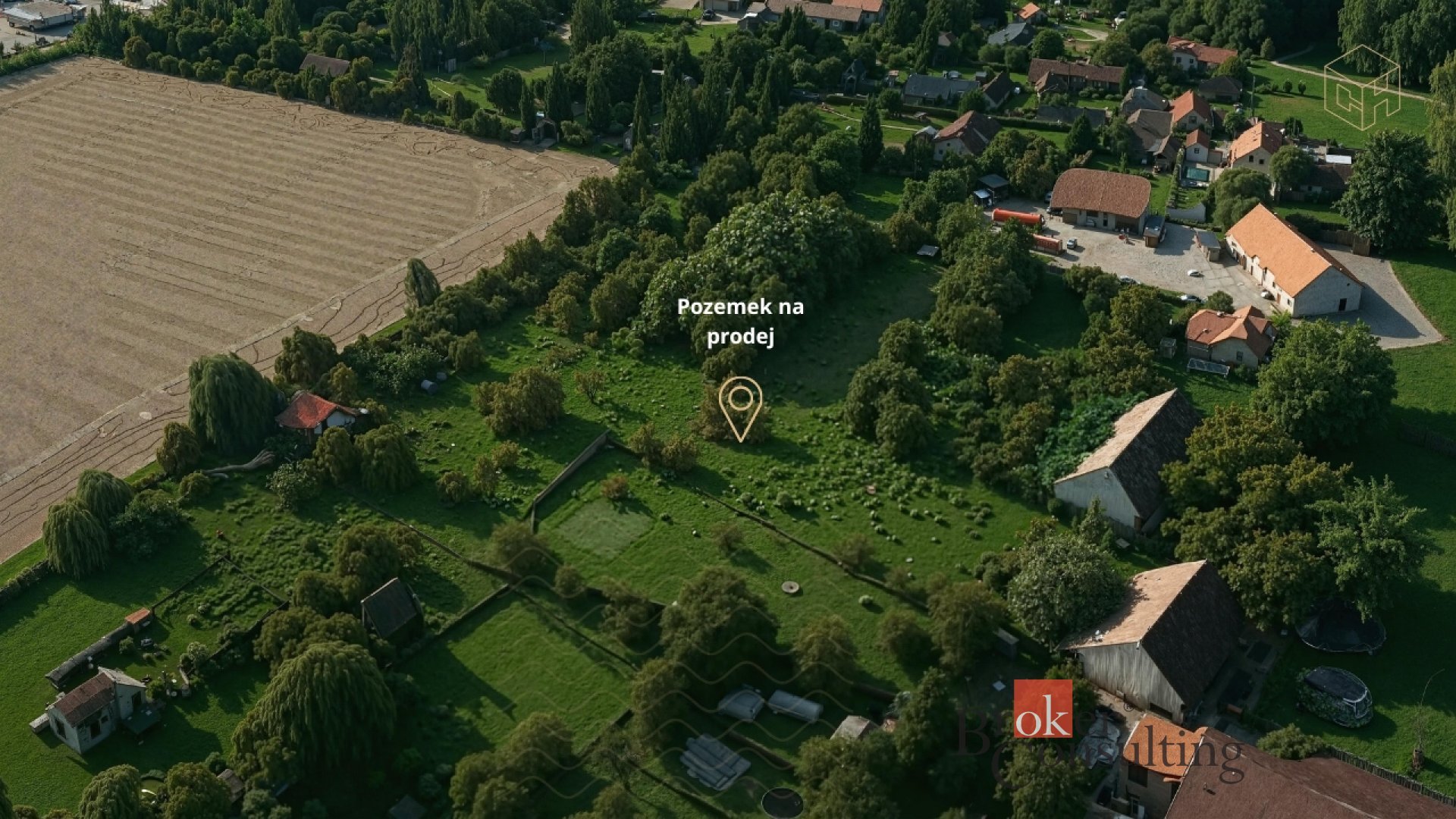 Prodej stavebních pozemků – celkem 3 106 m², Ostřešany u Pardubic