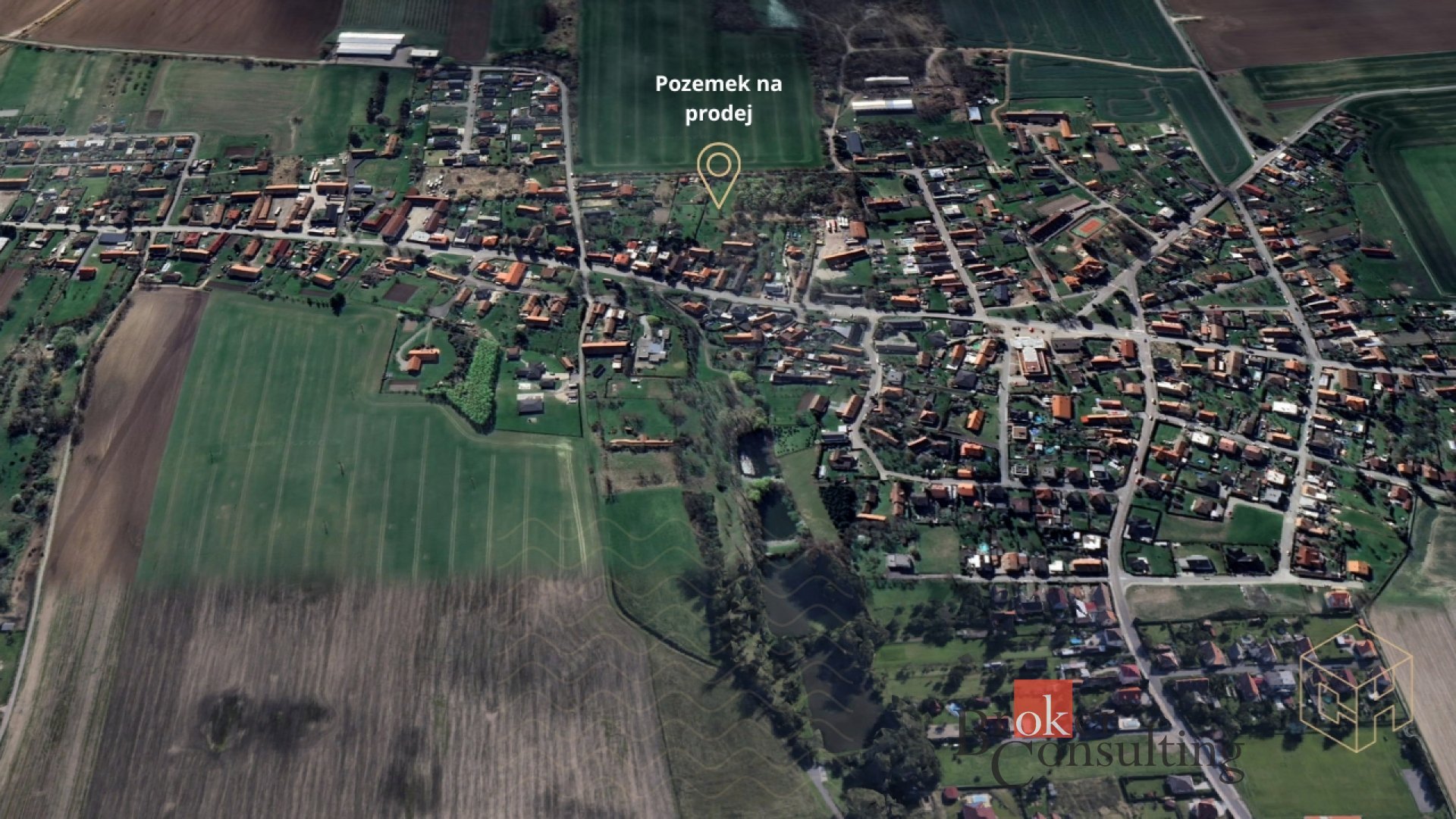 Prodej stavebních pozemků – celkem 3 106 m², Ostřešany u Pardubic