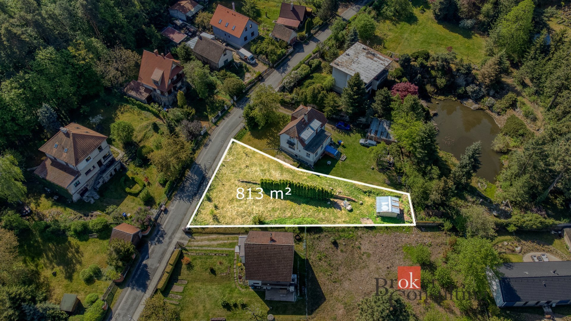 Prodej, pozemky/zahrada, 813 m2, Louňovice , Praha-východ [ID 84230]