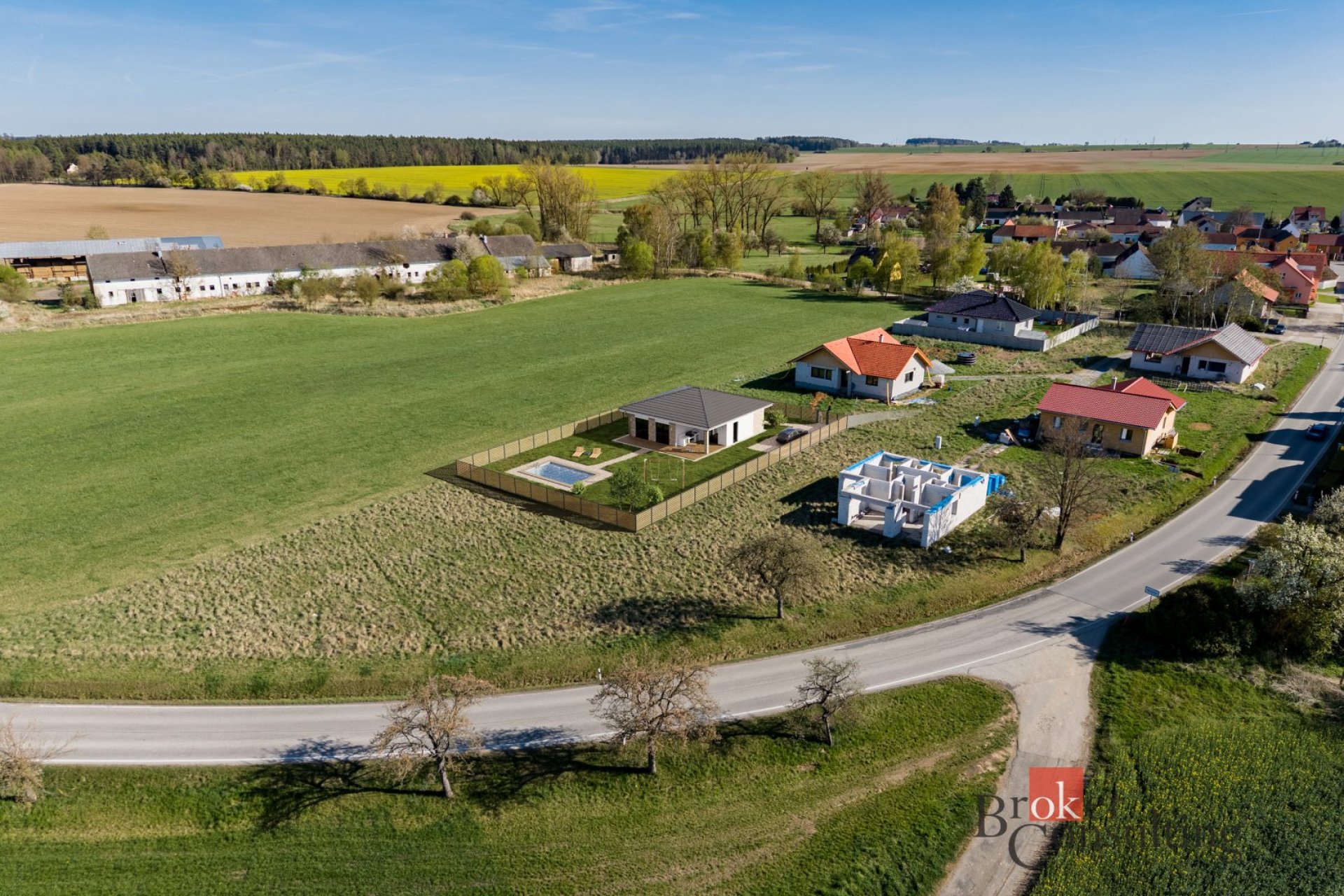 Stavební pozemek 892 m² | klidná lokalita s výhledy | Nuzice u Týna nad Vltavou