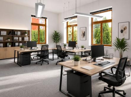 Pronájem - komerční objekt, administrativní budova, 35 m²