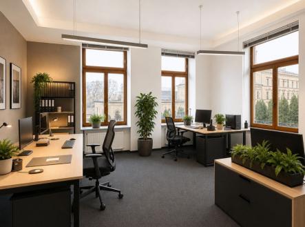 Pronájem - komerční objekt, administrativní budova, 35 m²