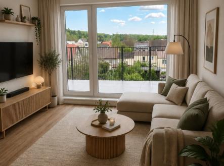 Pronájem bytu, 2+kk, 38 m² obrázek