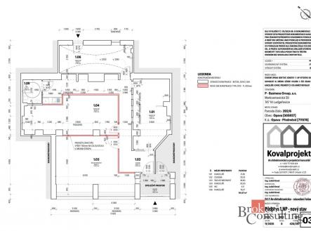 Pronájem - komerční objekt, administrativní budova, 141 m²