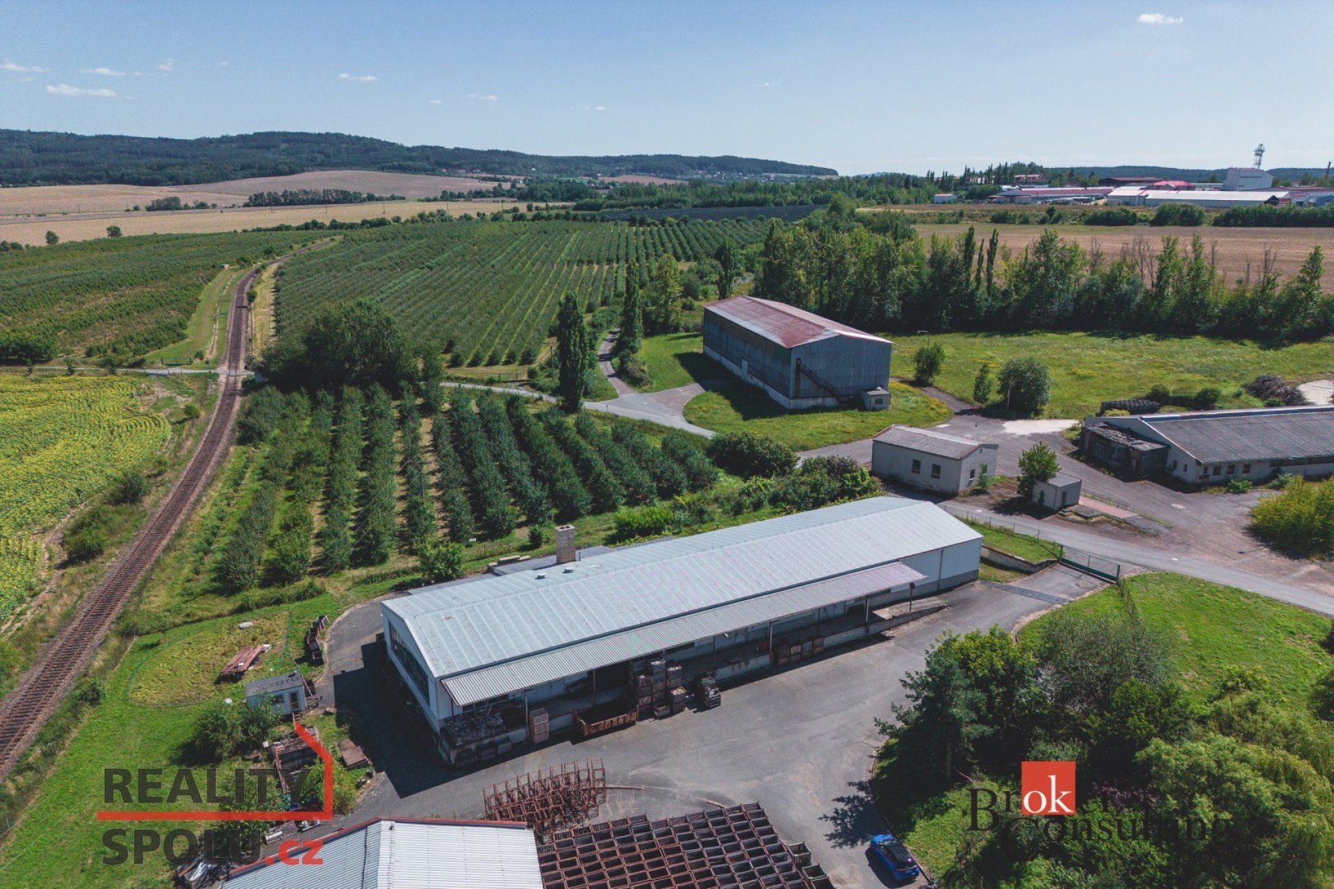 Pronájem, komerční/sklad, 980 m2, 33824 Břasy, Rokycany [ID 86694]