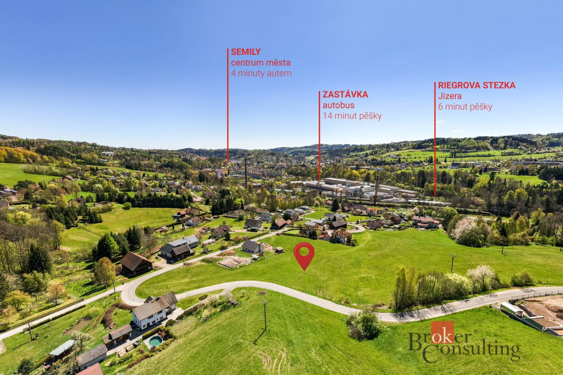 Prodej, pozemky/ostatní, 1011 m2, Semily, Semily [ID 84944]