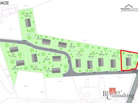 Prodej - pozemek pro bydlení, 799 m²