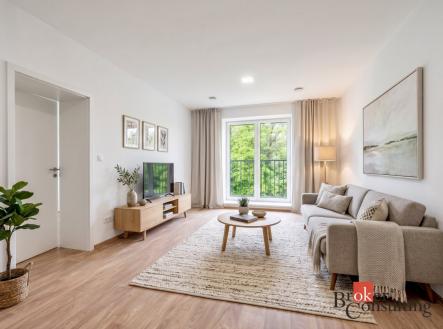 Pronájem bytu, 2+kk, 44,6 m²