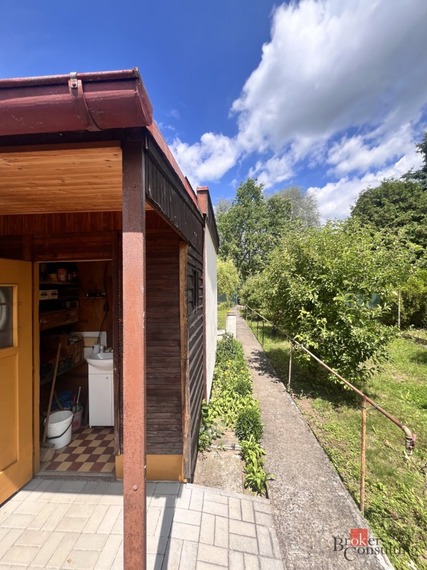 Prodej zahrady 392 m² s chatou, studnou a klidným zázemím – Louny, Tůně
