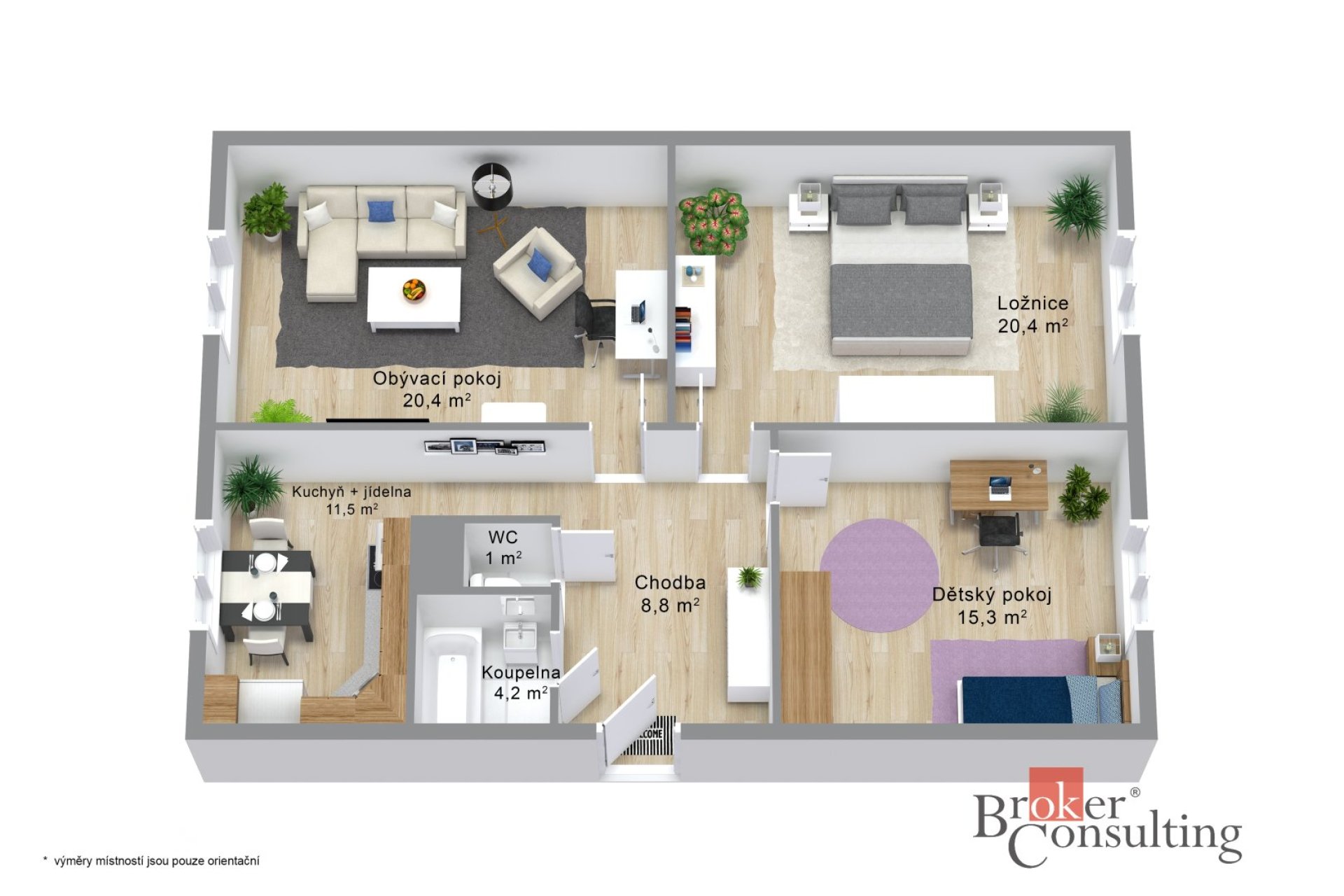 Prodej bytu 3+1 | 81 m² | Spartakiádní 1977, Sokolov