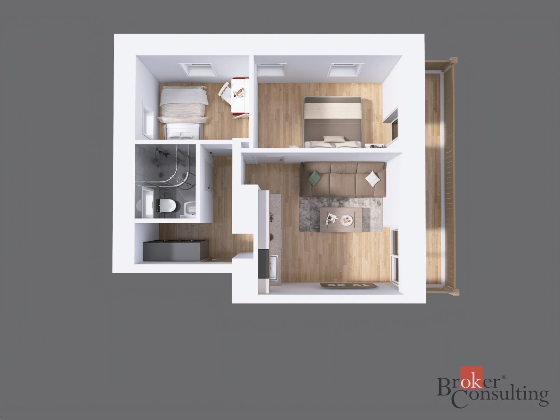 Prodej, byty/3+kk, 64 m2, 34004 Železná Ruda, Klatovy [ID 85641]