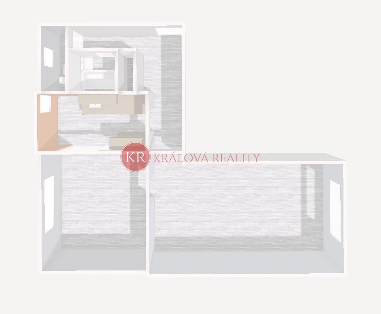 Prodej zděného bytu 2+1 v Českých Budějovicích, ul. Dobrovodská – Suché Vrbné