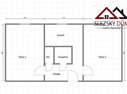 Tel.: 604 799 700 RK  | Pronájem bytu, 2+1, 54 m²