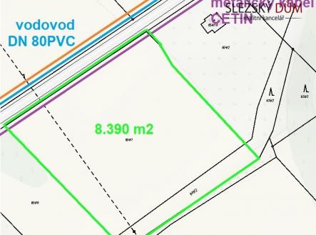 mapa_KU | Prodej - pozemek pro bydlení, 8 390 m²