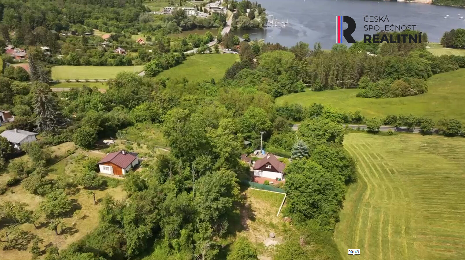 Pozemek pro realizaci rekreačního bydlení s výhledem na brněnskou přehradu Bystrc.