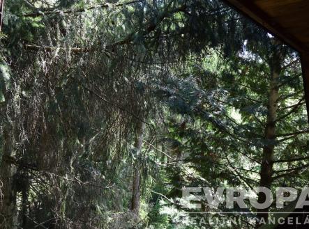 Výhled z terasy ložnice 1 | Prodej - chata/rekreační objekt, 89 m²