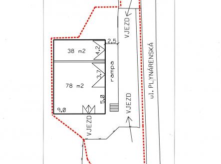 . | Pronájem - skladovací prostor, 117 m²
