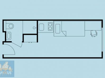 Fotka 4 | Pronájem bytu, 1+kk, 15 m²