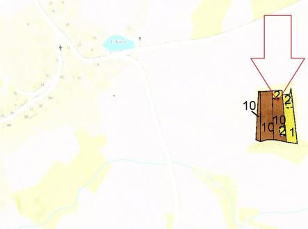 . | Prodej - pozemek, les, 2 730 m²