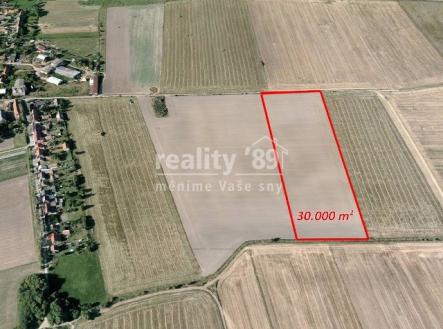 Prodej - pozemek, zemědělská půda, 30 000 m²