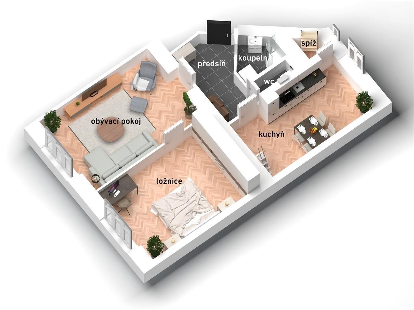 Prodej bytu 2+1, 76 m2 - Praha - Smíchov v ceně bytu je i sklepní kóje 3 m2