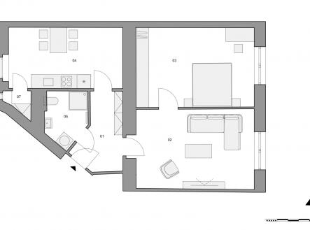 A3.3 | Prodej bytu, 2+1, 76 m²