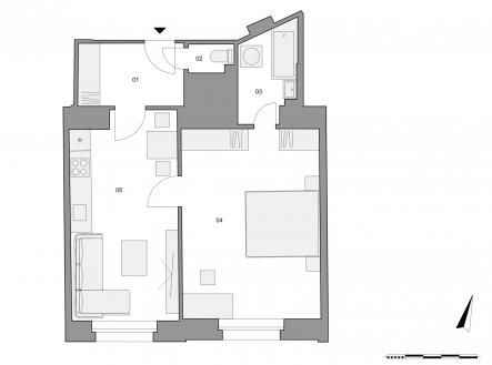 Přípotoční 6 | Prodej bytu, 2+kk, 53 m²