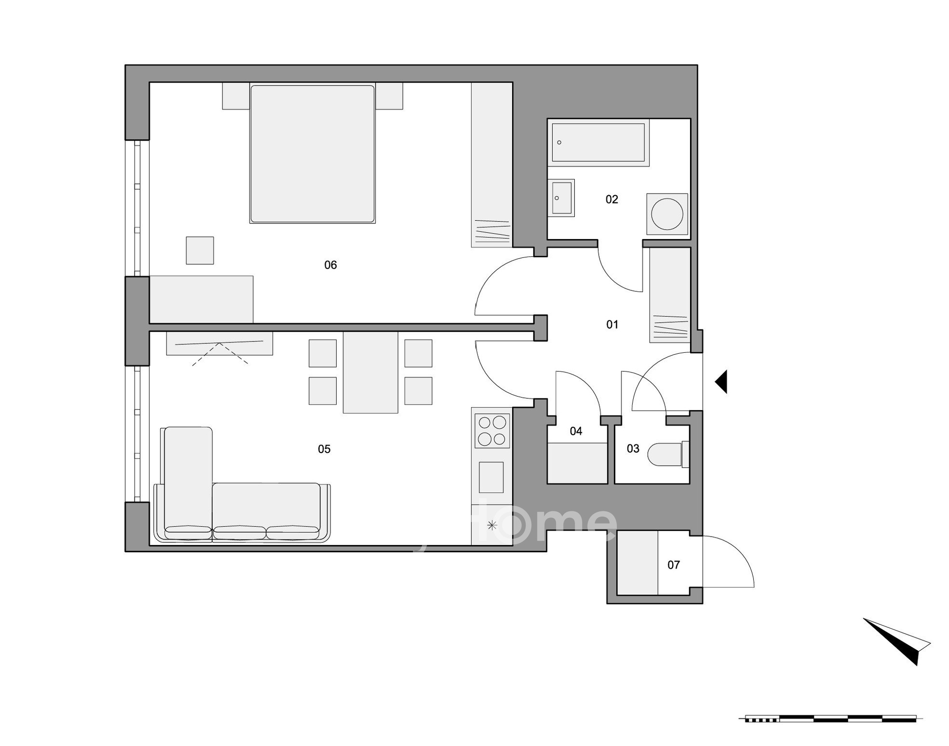 Prodej bytu 2+kk, 51,7 m2 - Praha - Žižkov