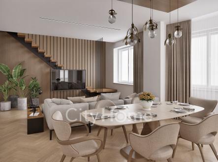 A4.3 obývací pokoj část2 | Prodej bytu, 6+kk, 235 m²