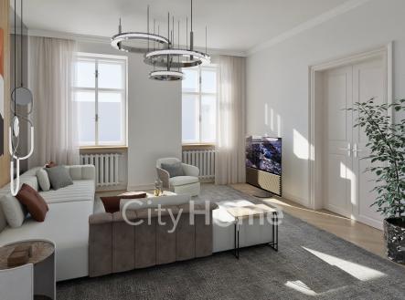 Mělnická12_A3_3_vizualizace (3) | Prodej bytu, 3+1, 149 m²