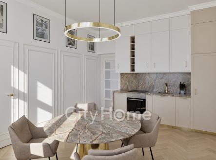 Mělnická12_A3_3_vizualizace (2) | Prodej bytu, 3+1, 149 m²