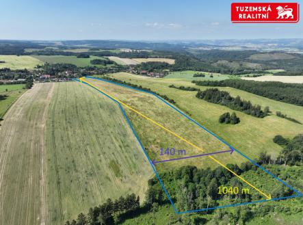 DJI_0066 -s rozměry.JPG | Prodej - pozemek pro bydlení, 119 009 m²