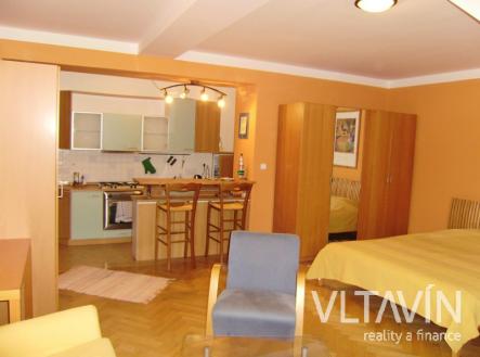 Pronájem bytu 1+kk, Praha 3 - Vinohrady Slezská | Pronájem bytu, 1+kk, 46 m²