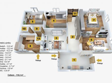 Křivá 3D copy | Prodej - dům/vila, 120 m²