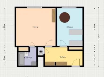 IMG-20260412-WA0032 (1) | Pronájem bytu, 2+kk, 46 m²