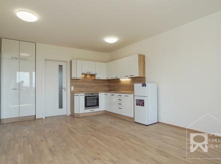 Obývací pokoj s kuchyňským koutem | Pronájem bytu, 2+kk, 56 m²