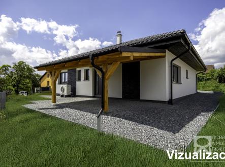 Pohled na dům - vizualizace  | Prodej - dům/vila, 154 m²