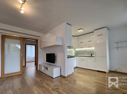 Obývací pokoj s kuchyňským koutem | Pronájem bytu, 3+kk, 55 m²