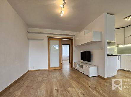 Obývací pokoj s kuchyňským koutem 1 | Pronájem bytu, 3+kk, 55 m²