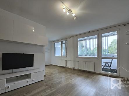 Obývací pokoj se vstupem na terasu | Pronájem bytu, 3+kk, 55 m²