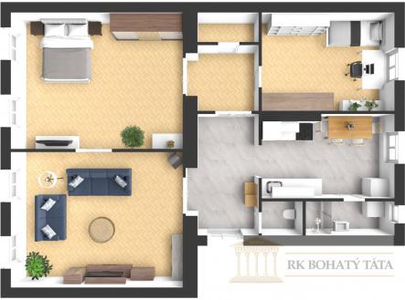 Pronájem bytu, 3+1, 97 m²