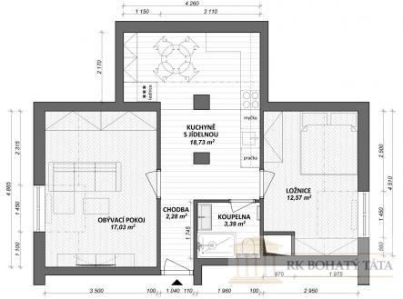 foto: 4 | Pronájem bytu, 2+1, 54 m²