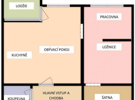 188362848 | Pronájem bytu, 2+kk, 57 m²