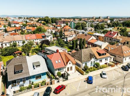 Pohled z dronu | Prodej bytu, 1+kk, 38 m²