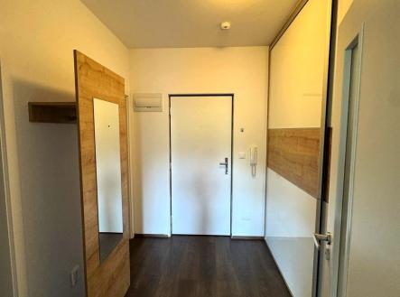 chodba + vestavěná skříň | Pronájem bytu, 1+kk, 46 m²