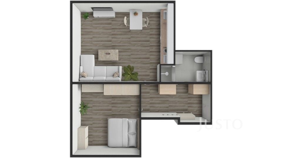 Pronájem 2+KK, 44 m², Soukenická - Bechyně
