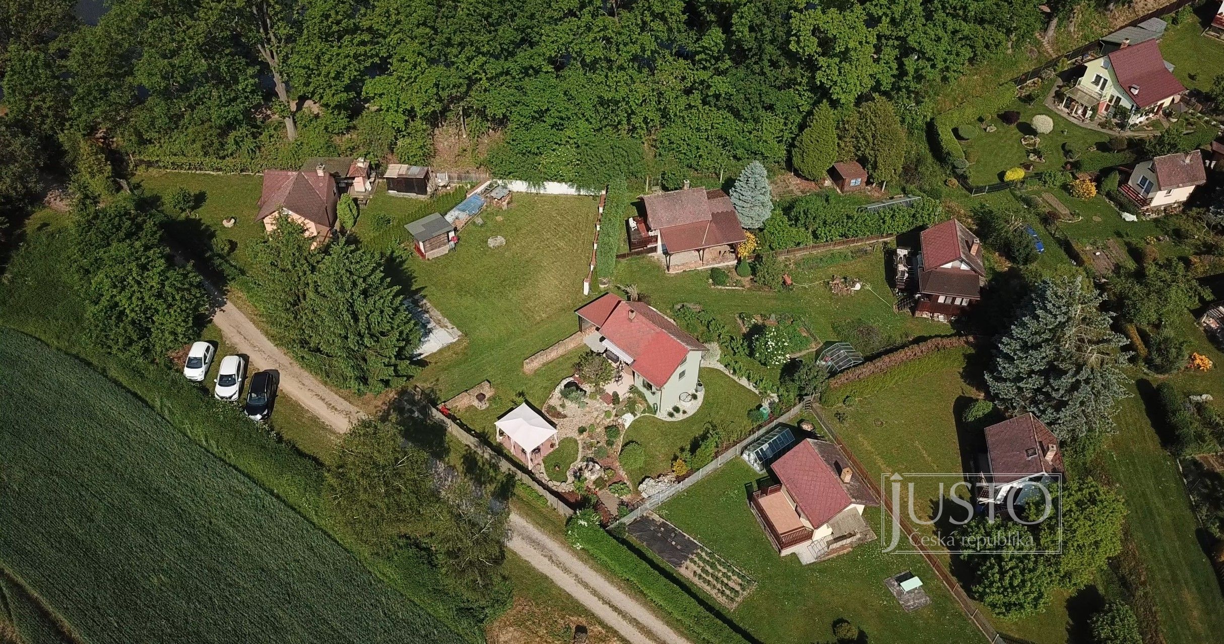 Prodej zahrady, 477 m², Kestřany - Zátaví