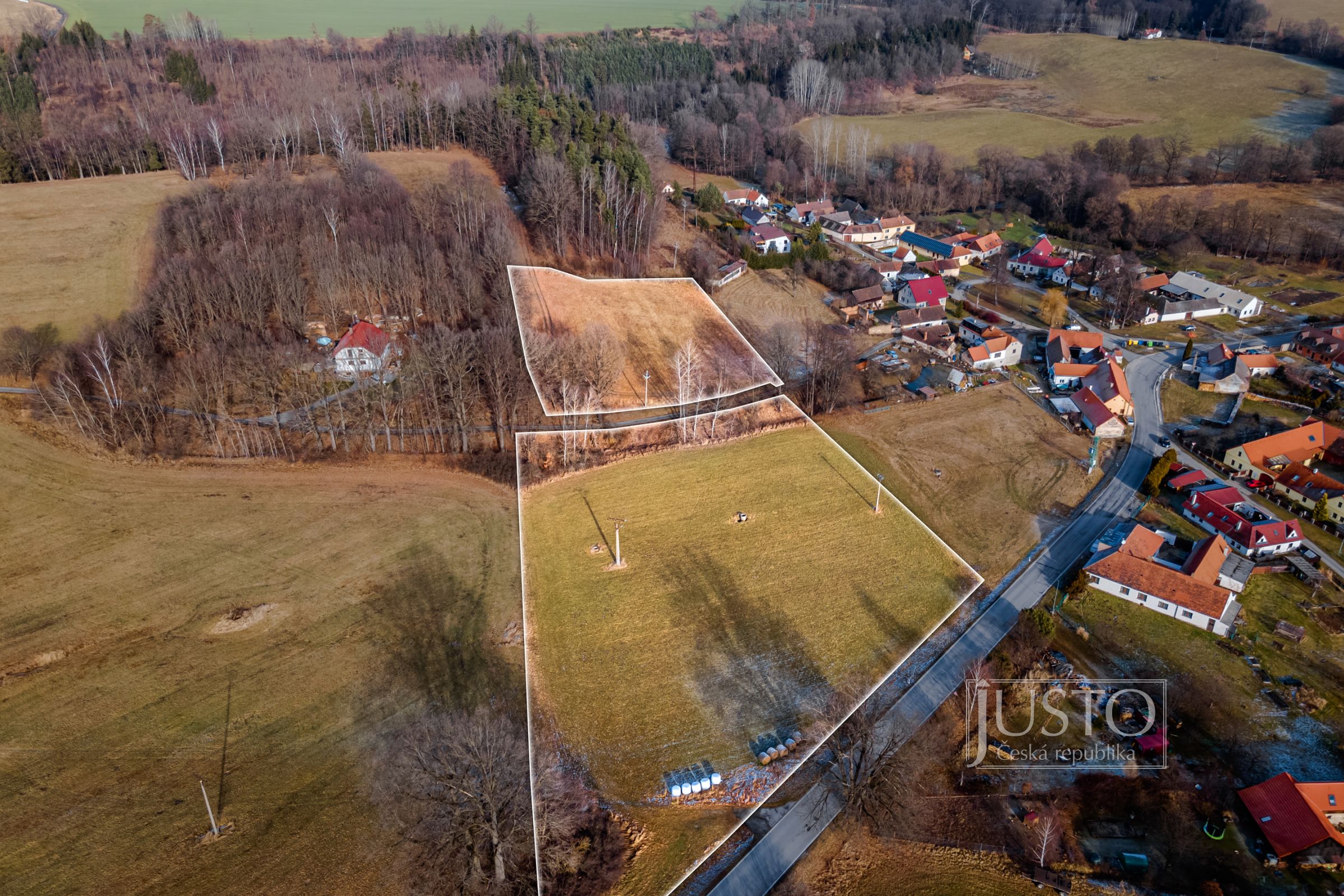 Prodej pozemku, 5 707 m², Komařice - Pašinovice