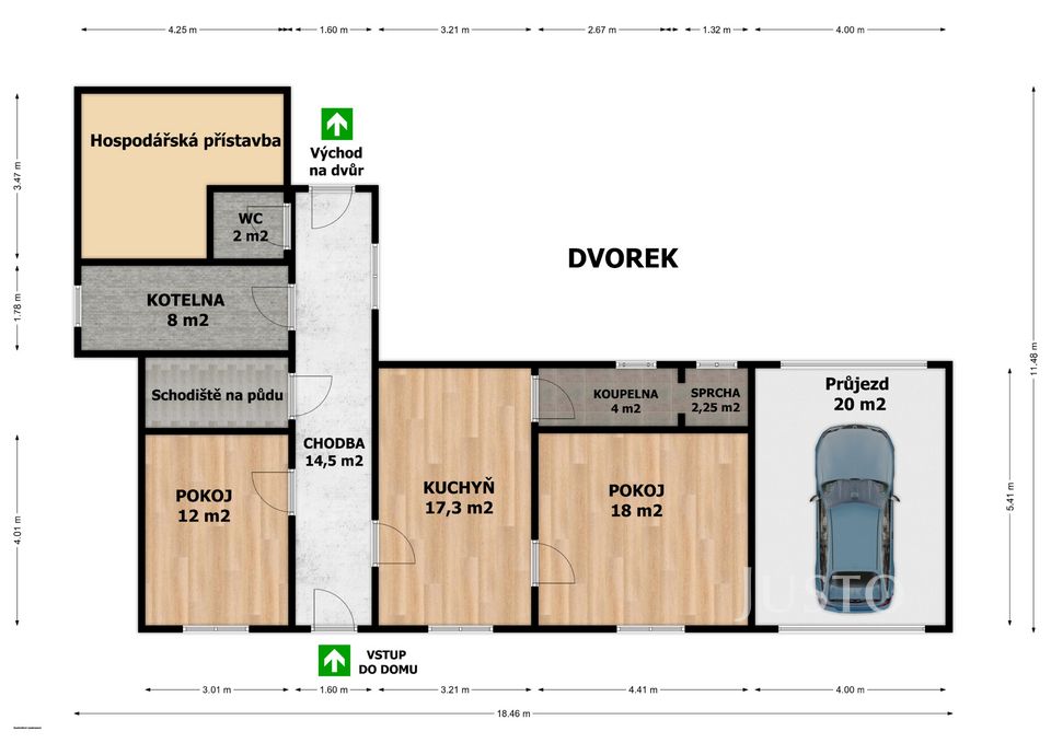 Prodej rodinného domu, 80 m², (340 m²), Soběsuky