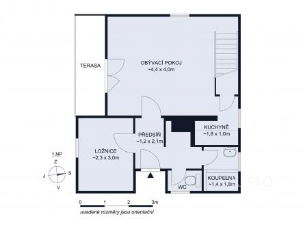 Prodej - chata/rekreační objekt, 66 m²